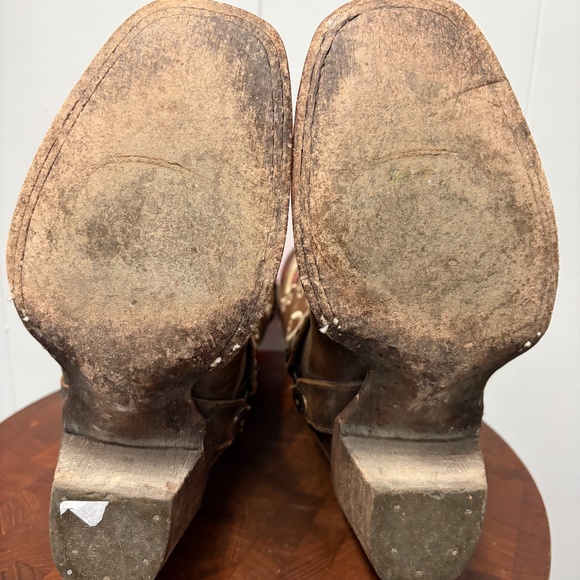 J.B. Dillon Reserve Hazel Embroidered Women's Western Boots BrownLeather Size 8B - Picture 6 of 7